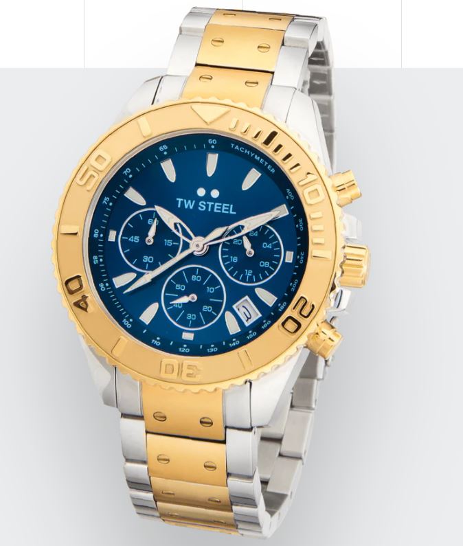 TW Steel VS88 Volante Chronograph Mens Watch 48mm 10ATM