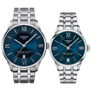 Pair C: Tissot Chemin Des Tourelles Powermatic 80 Lady T099.207.11.048.00 & Powermatic 80 Gents T099.407.11.048.00