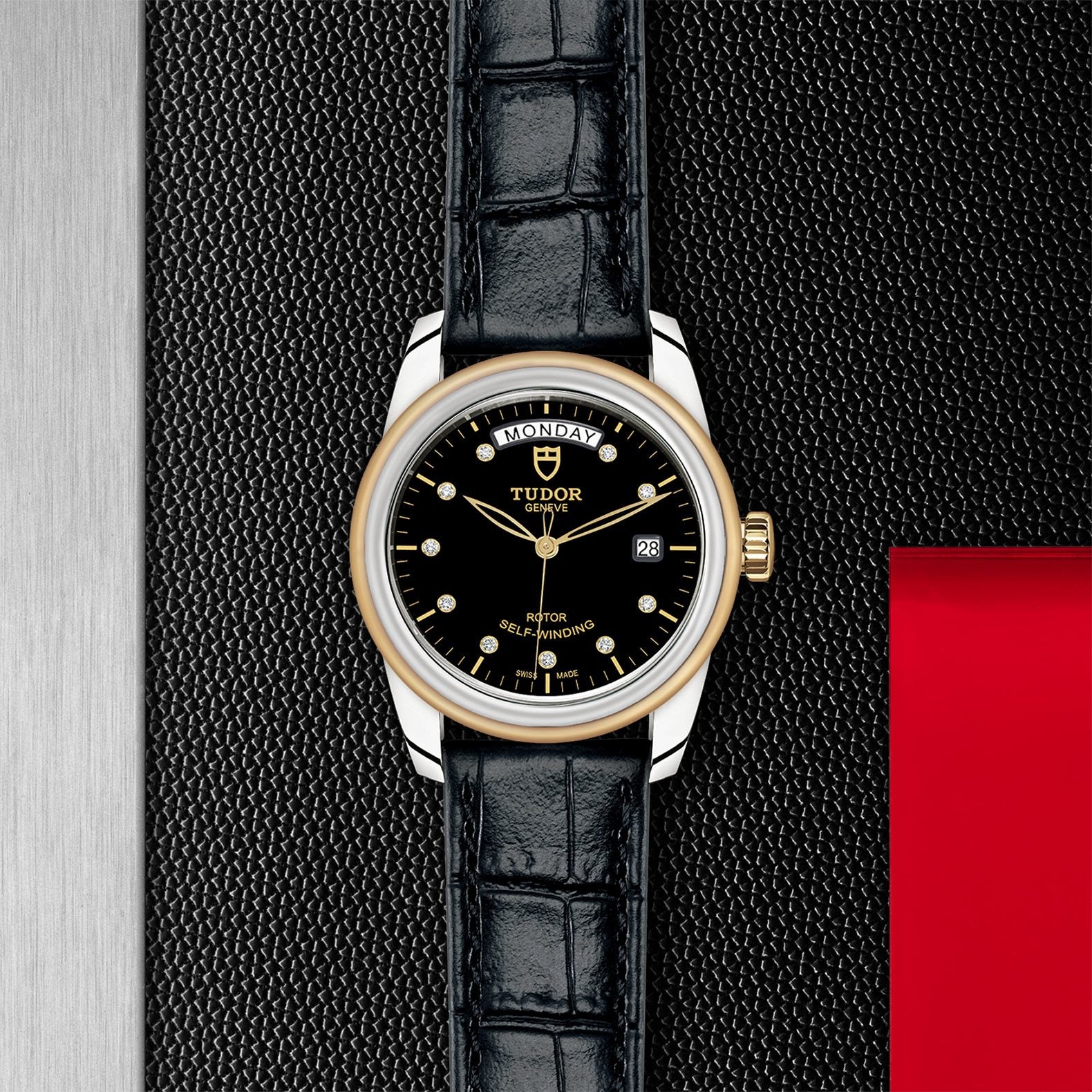 TUDOR Glamour Date+Day