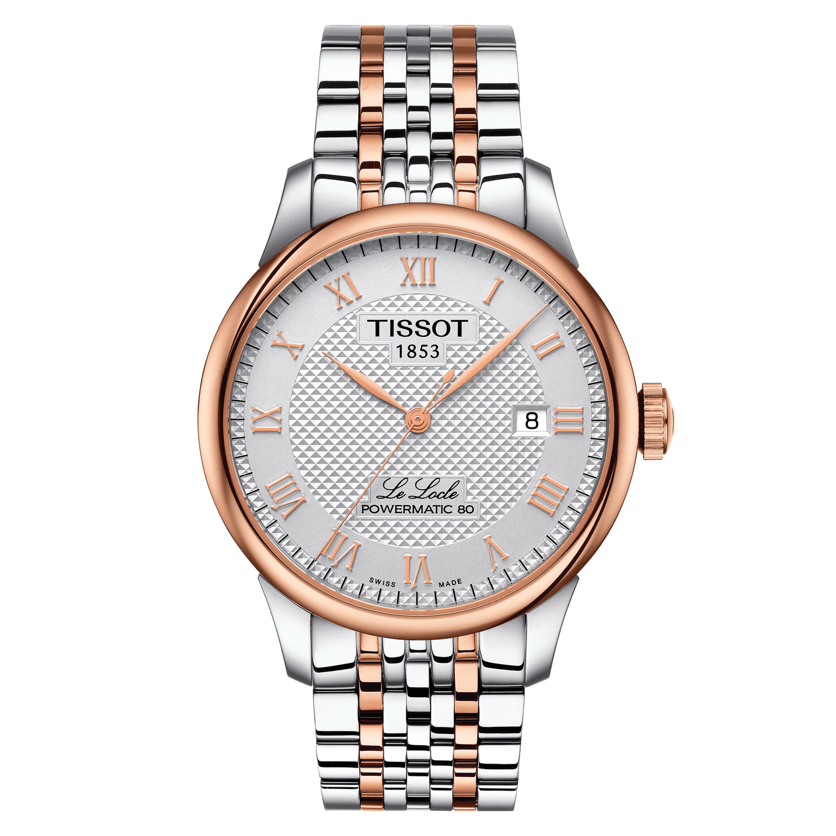 Tissot Le Locle Powermatic 80 Rose Gold Two Tone