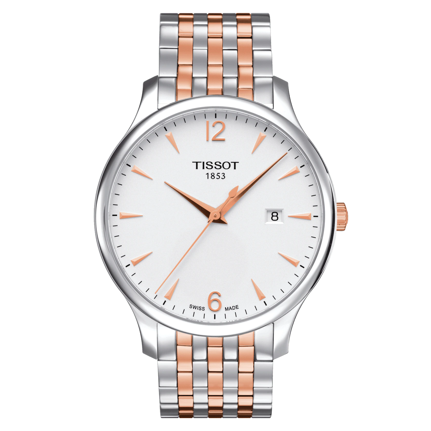 Tissot Tradition Rose Gold Two Tone