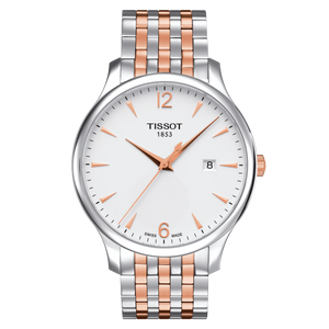 Tissot Tradition Rose Gold Two Tone