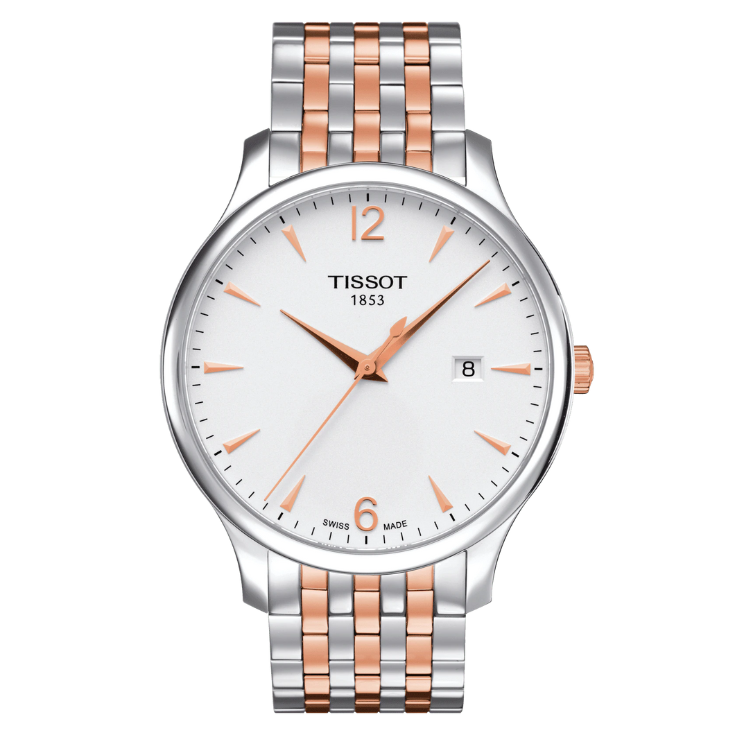 Tissot Tradition Rose Gold Two Tone