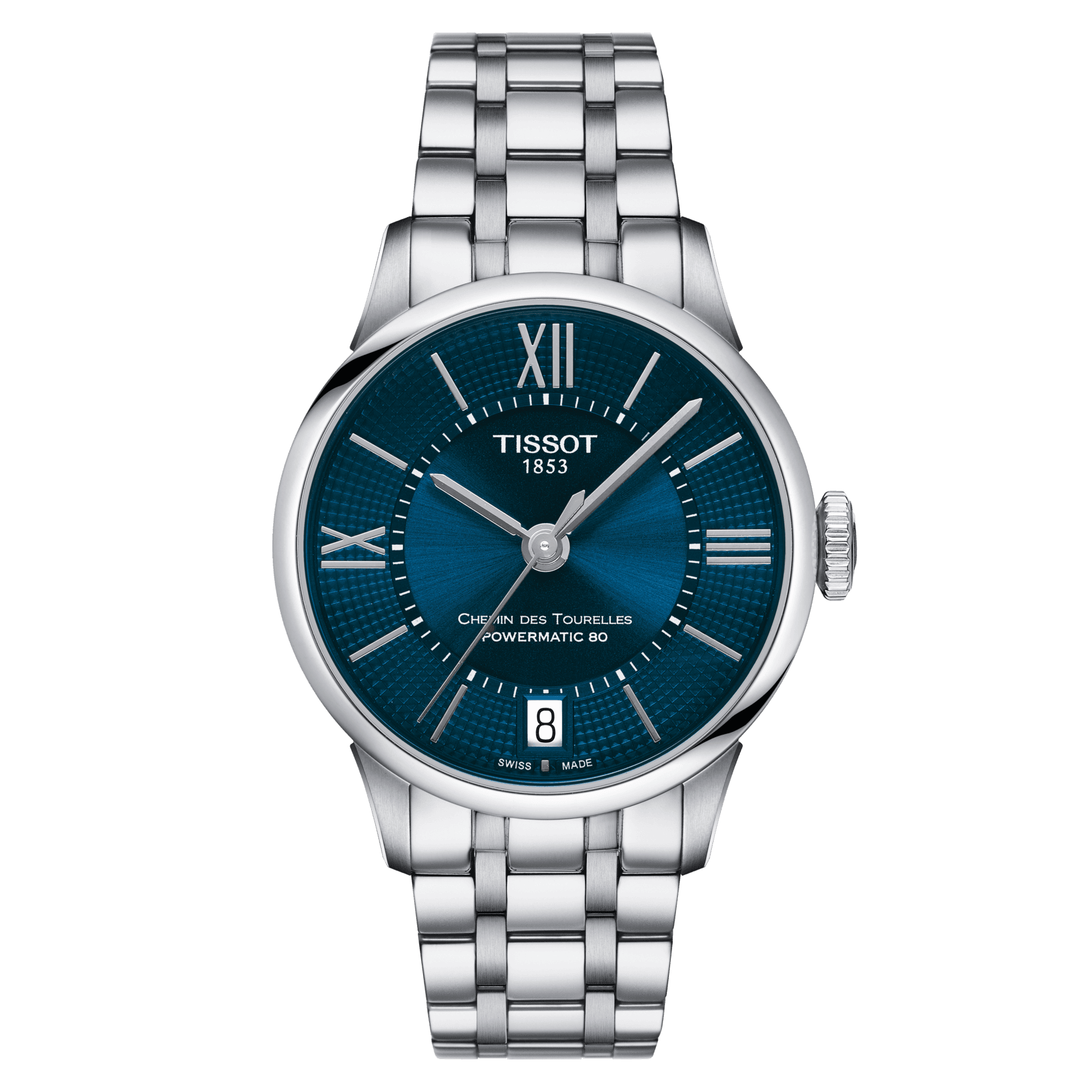 Tissot Chemin des Tourelles Powermatic 80 Lady in Steel Bracelet