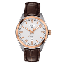 Load image into Gallery viewer, Tissot PR 100 Lady in Brown Leather Strap
