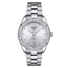 Load image into Gallery viewer, Tissot PR 100 Sport Chic with diamonds in steel bracelet
