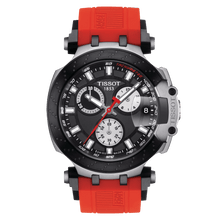 Load image into Gallery viewer, Tissot T - Race Chronograph in Red Silicone Strap
