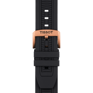 Tissot T-Race Chronograph in Rose Gold Case and Black Silicone Strap