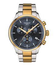 Load image into Gallery viewer, Tissot Chrono XL Classic in blue dial, Yellow Gold 2Tone
