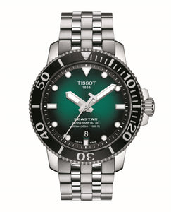 Tissot Seastar 1000 Powermatic 80, green dial