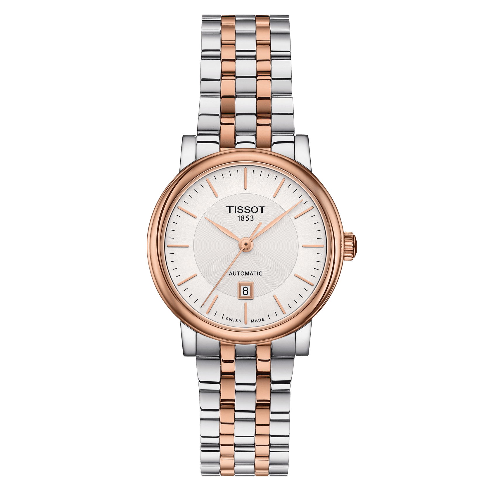 Tissot Carson Premium Automatic Lady Rose Gold 2Tone