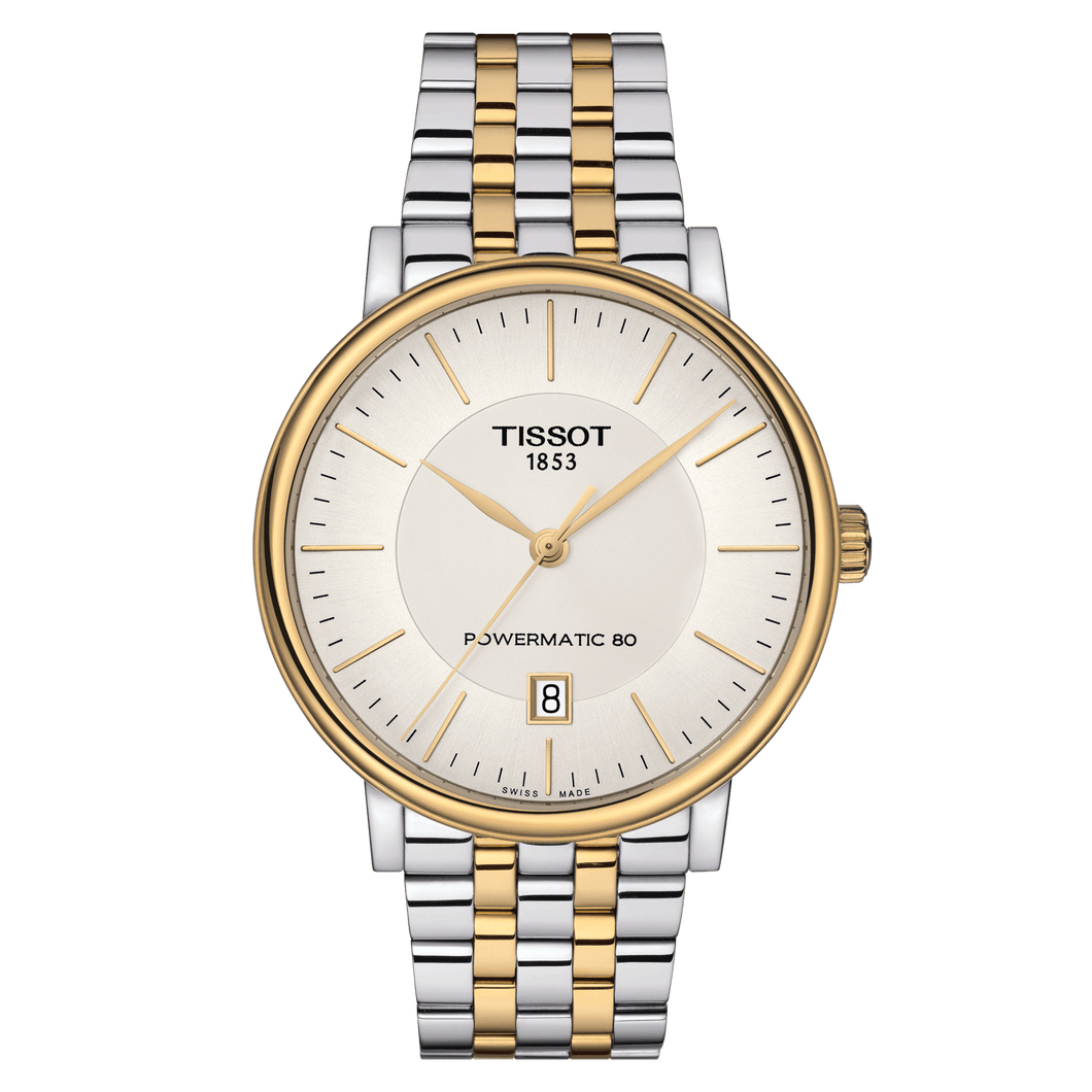 Tissot Carson Premium Powermatic 80 Yellow Gold 2Tone