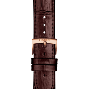 Tissot Carson Premium Chronograph in Brown Leather Strap
