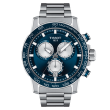 Load image into Gallery viewer, Tissot Supersport Chrono Blue Dial in Steel Bracelet
