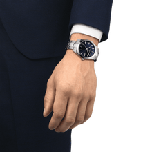 Load image into Gallery viewer, Tissot Gentleman, Quartz, blue dial in steel bracelet
