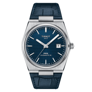 Tissot PRX Powermatic 80 in Blue Leather Strap