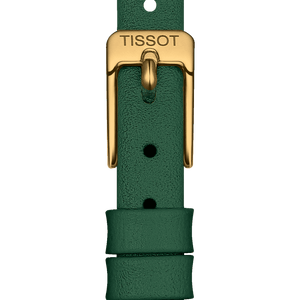 Tissot Lovely Round Green Dial, Green Leather Strap