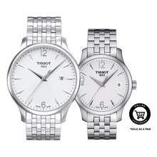 Load image into Gallery viewer, Pair L: Tissot Tradition Lady T063.210.11.037.00 &amp; Gents T063.610.11.037.00
